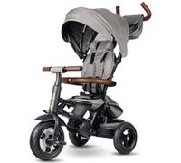 Tricycle Qplay Rito Deluxe Caoutchouc Gris Marron G