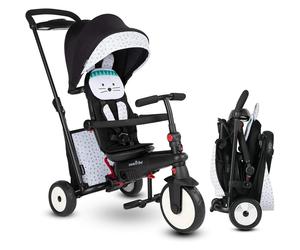 Tricycle Smartrike STR 5 toTs Bunny Noir et Blanc pour Bébé