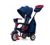 smarTrike Tricycle Swirl 4 en 1 pour bébé Bleu marine/rouge