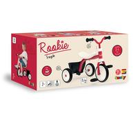 Smoby – Tricycle Rookie – Structure métal, roues silencieuses, guidon réglable, à partir de 2 ans