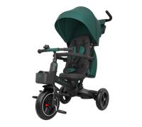 Tricycle - KINDERKRAFT - SPINSTEP 2 PLUS - 6-en-1 - Siège 360° CLICK & TWIST - Poignée parentale télescopique