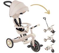 Tricycle Évolutif Explorer 4 En 1 Deluxe Eco Taupe