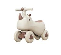 Tricycle Vélo d'équilibre Licorne for bébé, Jouets à Monter avec Musique et lumières, Cadeau de Premier Anniversaire for garçons et Filles draisienne(Brown,No Music Light)