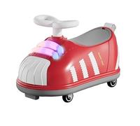 Tricycle Voiture à Pousser for Enfants, Jouets d'intérieur et d'extérieur for Enfants avec Rangement sous Le siège, Musique légère draisienne(Rot)