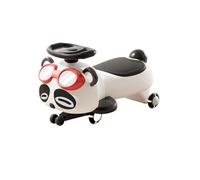 Tricycle Voiture Wiggle avec pédales, balançoire, avec Rangement sous Le siège, Roues Clignotantes Anti-Renversement, lumières et Musique draisienne(Svart)