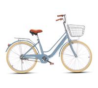 Tricycles légers pour Adultes, vélo de Banlieue pour Hommes et Femmes, vélo de pour Adolescents, Cadre Bas, Double Frein, vélo Tandem