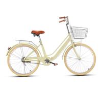 Tricycles légers pour Adultes, vélo de Banlieue pour Hommes et Femmes, vélo de pour Adolescents, Cadre Bas, Double Frein, vélo Tandem
