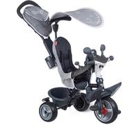 Smoby - Tricycle Baby Driver Plus Gris - Vélo Evolutif Enfant Dès 10 Mois - Roues Silencieuses - Frein de Parking - 741502