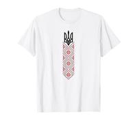 Trident Tryzub ukrainien et Art Populaire Traditionnel Vyshyvanka T-Shirt