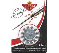 Trident180 Steeldart Cones Silber