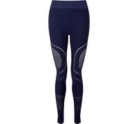 TriDri leggings de sport pour femmes Reveal, coupe 3D, sans coutures RW6566 (L) (Bleu marine)