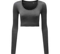 TriDri - Top court sans couture pour femme RW8396 (S) (Anthracite)