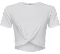 TriDri - Top court torsadé pour femme RW9216 (42 FR) (Blanc)