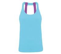 TriDri® TriDri Women's Double Strap Back Vest (TR028) - Gym de fitness Yoga Rése