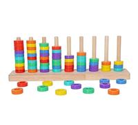 Trier Les Jouets empilables - Anneaux Arc-en- colorés, activités sensorielles, Puzzle de tri de Formes STEM, Jouets éducatifs | pour, Filles, Salle de Classe, Maison, préscolaire