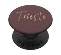 Trieste Italy - Design Vintage et élégant PopSockets PopGrip Adhésif
