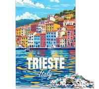 Trieste Puzzle Adulte 1000 Pièces en Carton Amusant Jeux de Puzzle 38 x 26 cm (1000 Pièces)