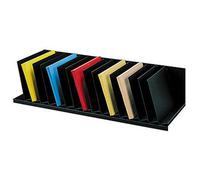 Trieur 16 cases inclinées largeur 92 cm noir