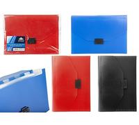 Trieur à soufflet A4 6 pochettes 3 couleurs assorties