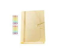 Trieur à soufflets avec 13 compartiments - Organiseur de reçus extensible - Avec 13 compartiments - Pour documents portables - 6 89 x 4 65 pouces