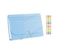 Trieur à soufflets avec 13 compartiments - Organiseur de reçus extensible - Avec 13 compartiments - Pour documents portables - 6 89 x 4 65 pouces