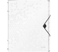 Trieur A4,Contient Jusqu'à 200 Feuilles,Index Intégré À 12 Onglets,Fermeture Élastique,Blanc,Wow,46340001