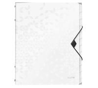 Trieur A4 - LEITZ - Blanc - Contient jusqu'à 200 feuilles - Index intégré - Extensible de 1 5 à 3 cm