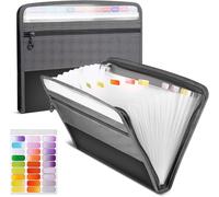 Trieur A4 Range Document, 13 Poches Trieur Accordéon Organiseur Avec Fermeture À Glissière, Portable Documents Organiseur