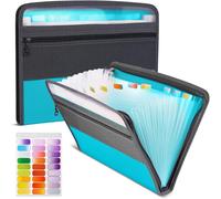 Trieur A4 Range Document, 13 Poches Trieur Accordéon Organiseur Avec Fermeture À Glissière, Portable Documents Organiseur