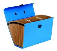 Trieur Accordéon - FELLOWES - 9352201 - Bleu - 368x125x260 mm - Idéal pour documents