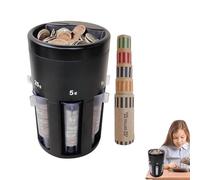 Trieur automatique de pièces avec enveloppes de pièces, 2025 portable porte-pièces rapide et précis, compteur de pièces numérique, organisateur de pièces de monnaie, facile à utiliser et précis