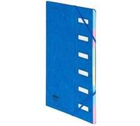 Trieur carte à fenêtres 6 divisions bleu - Bleu - Extendos