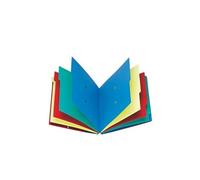 Trieur carte à fenêtres 6 divisions rouge - Rouge - Extendos