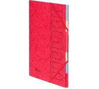 Trieur carte Eco 7 divisions rouge - Rouge - Emey G
