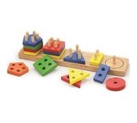Trieur de blocs géométriques Viga 58558 Multicolore