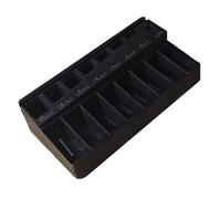 Trieur de boulons M3 pour 7 longueurs de mesure pour l'organisation de précision, les petites pièces, vis, matériel de rangement, boîte de rangement, outil de collection, décoration de la maison (noir