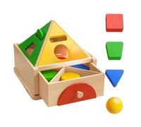Trieur de couleurs - Ergonomic et formes, polyvalent, jouet, trieur en bois, jeu éducatif, différentes géométriques | Multipurpose Outdoor Indoor Utility Premium Sturdy Modern