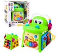 Trieur de cubes interactif et éducatif, piano sensoriel, crocodile