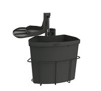 Trieur de déchets CABBI Junior 1 en ANTHRAZITE d'une capacité de 18 litres / à partir de 40 cm de largeur de meuble / Poubelle / Corbeille à papier / Corbeille tournante