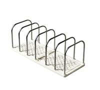 Trieur de fichiers de bureau à 6 compartiments en fil métallique pour économiser de l'espace pour le bureau, les livres, les magazines, 37 x 145 x 135 mm, organiseurs de bureau