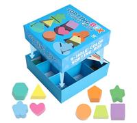 Trieur De Formes - Boîte De Tri De Couleurs Et De Formes en Bois À 9 Cases | Puzzle Interactif pour De 1 À 10 Ans. pour L'intérieur, La Maison, La Maternelle, L'école Maternelle, Les Voyages E