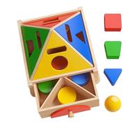 Trieur de Formes de bébé - Trieur de Formes en Bois pour 1 an | Trieur de Formes pour de 2 Ans | Jouets en Blocs de tri avec Formes en Bois de différentes Couleurs