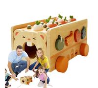 Trieur de formes pour en bois pour avec tirer la carotte | Puzzle de formes pour école primaire, fêtes, Noël, anniversaire, maison libre