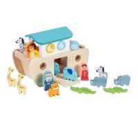 Wdk Partner - A2302375 - Arche De Noé 26Cm en Bois - Multicolore