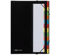 trieur DESKORGANIZER Color, 12 poches, noir