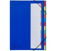 Trieur DESKORGANIZER Color, 7 poches, bleu