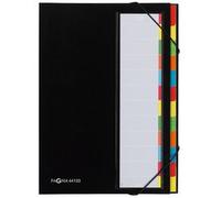 Trieur DESKORGANIZER Color, 7 poches, noir