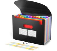 Trieur Document - RIWILL - A4 - 25 Compartiments - Extensible Accordéon - Couleurs Variées