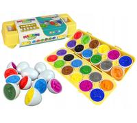 Trieur d'oeufs éducatif 12 Véhicules Voitures Couleurs Puzzle Formes