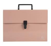 Trieur - EXACOMPTA - Valisette - 18 compartiments - 32 x 24 cm - Rose corail